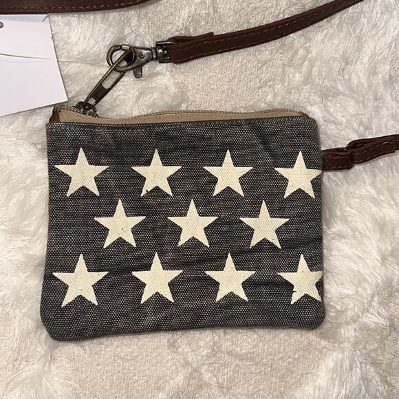 Primitives by Kathy Distressed Stars & Stripes Wristlet Set ofโ2 Travel Bags - Picture 5 of 8